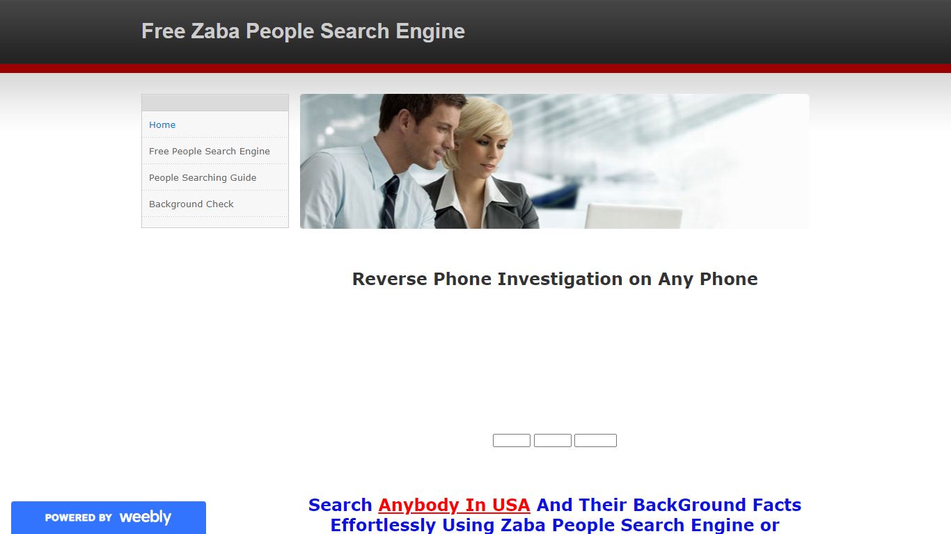 Free Zaba People Search Engine - Home