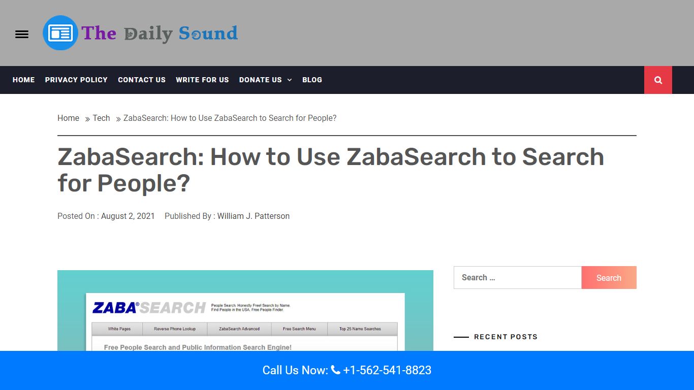 ZabaSearch Free and Advance People Search with Phone Number - TheDailySound
