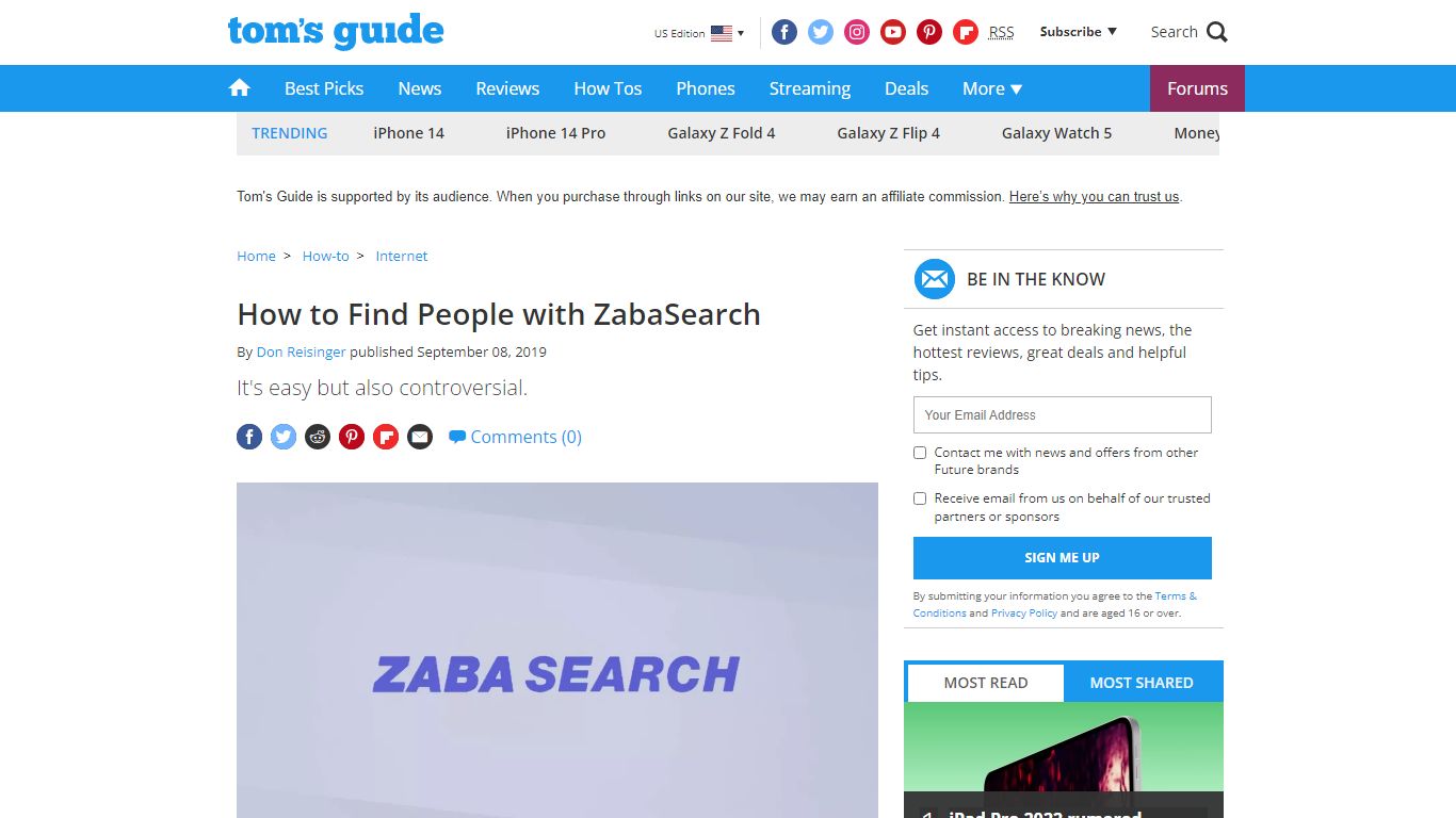 How to Find People with ZabaSearch | Tom's Guide